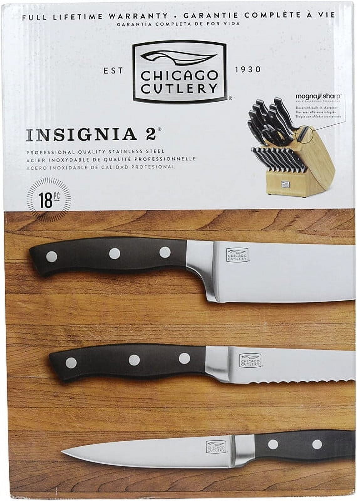 Chicago Cutlery Insignia 2 Block Set, 18 Piece