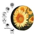 thumbnail image 4 of Sikiie Golden Sunflower In Field PVC Leather Spare Tire Wheel Cover Spare Tire Cover, for Car Truck SUV Camper Trailer Universal Fit(14-17in)-16 inch, 4 of 6