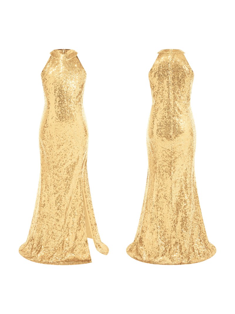YIZYIF Kids Girls Party Mermaid Dress Allover Sequins Fish Tail Maxi Dress  Birthday Party Pageant Proms Ball Gown Gold 16 - Walmart.com