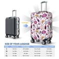 thumbnail image 6 of Bixox Washable Wine Printed Luggage Cover, Fashion Suitcase Protector Fits for Small luggage, 6 of 8