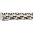 thumbnail image 2 of Ambesonne Flower Fabric by the Yard Upholstery, Monochrome Spring Growth, 5 Yards, Black and Beige, 2 of 4