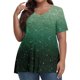 thumbnail image 2 of Camiseta de Manga Corta de Cuello en V Sólido Casual, Camisetas de Manga Corta para las Mujeres, 2 of 7