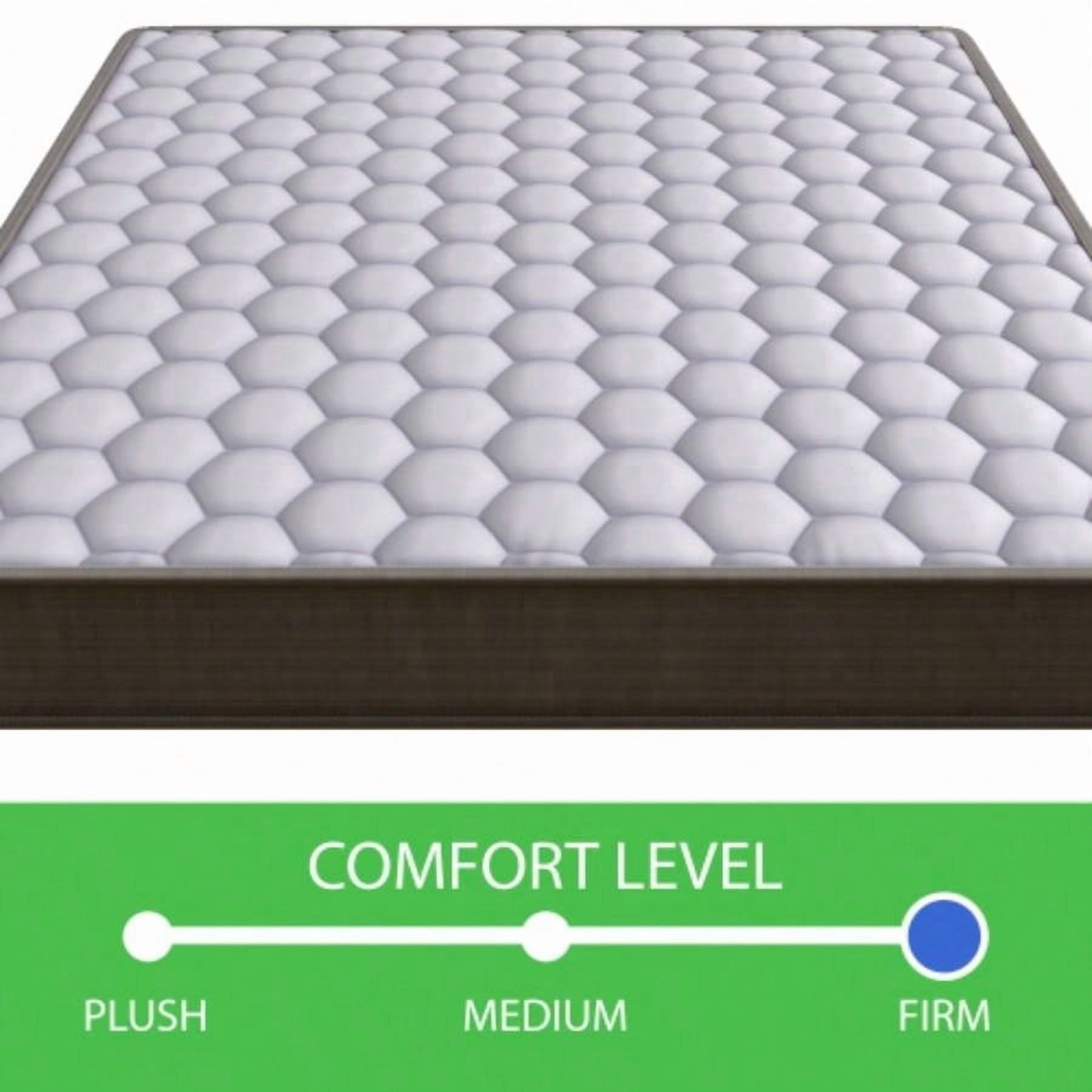 Twin Size 6 Inch Pocket Spring Mattress, Soft-Medium Firmness, Pocket Coil Structure, Suitable for Kids Guest Room Use