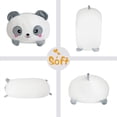 thumbnail image 3 of Linda almohada para el cuerpo, juguete de almohada para el cuerpo de animales de peluche suave, almohada para abrazar la felpa, almohada Kawaii para dormir, regalo para niños y novia Adepaton CDWJ483-5, 3 of 7