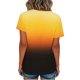 thumbnail image 5 of Tops para hombre, blusas y camisas de cuello redondo y manga corta para hombre, blusas y camisas casuales deportivas con estampado degradado divertido para hombre y mujer, blusas vintage de manga cort, 5 of 7