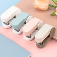 thumbnail image 2 of White Color Mini Stapler With 830 Staples,20 Sheet Office Desktop Stapler,small Cute Compact Travel Size Stapler For Students & Office (white), 2 of 3