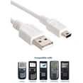 thumbnail image 1 of Cable carga USB 6 pies para TI-84 Plus CE/Cargador calculadora gráfica TI-84 Plus (blanco), 1 of 3