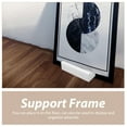thumbnail image 2 of Full Length Mirror Stand 10 Inch Wooden Floor Mirror Holder Bracket Modern Artwork Rack Anti-slip Support For Dressing Mirror Frames Panel Display Mount Base White, 2 of 5