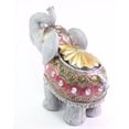 thumbnail image 3 of Feng Shui 10" Gray Elephant Trunk Statue Lucky Figurine Gift Home Decor G16244, 3 of 3