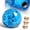 Blue, variant on W-Power Universal 60mm  Ball Style Manual Transmission Clear Diamond Crystal Bubble Shift Knob