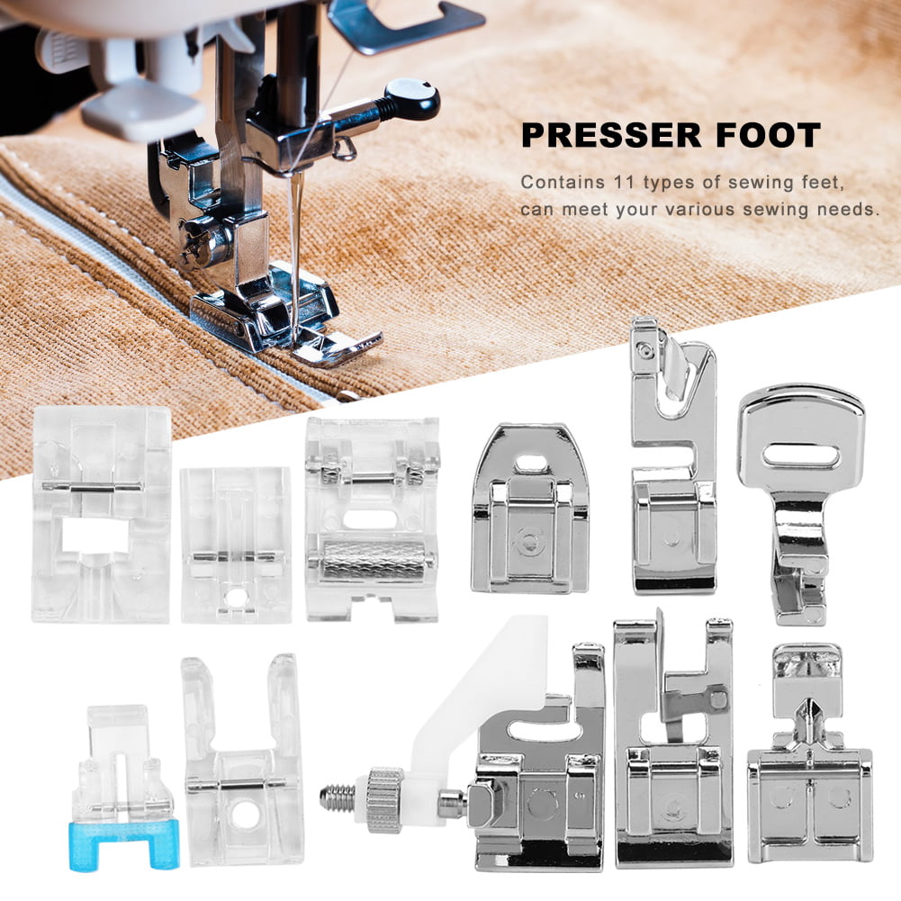 11pcs Multifunctional Presser Foot Kit For Home Sewing Machine Equipment Parts 