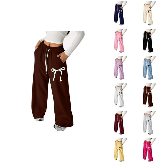 Pants for Girls Back To School Clothes for Teen Girls Girls Sweatpants Lightweight Baggy Athletic Pants with Pockets for Everyday Outdoor Activities