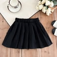 thumbnail image 6 of mgoYE Toddler Girls Clothes Fall Winter Dress Pleated Skirt Set Long Sleeve Shirt Pleated Mini Skirt Set, 6 of 9