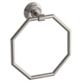 thumbnail image 2 of kohler k-13112-bn pinstripe brushed nickel towel ring, 2 of 2