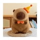 thumbnail image 5 of Muñeco De Peluche Capibara  Simpáticocafe gorro naranja amarillo happy, 5 of 5