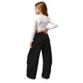 thumbnail image 3 of Angala Little Girls Athletic Pants Curved Leg Sweatpants With Pockets And Drawstring Fall Casual Girls Baggy Trousers, 3 of 6