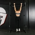 thumbnail image 3 of Titan Fitness T-2 Series Short 71" Black Power Rack, 850 LB Rackable Capacity, 3 of 9