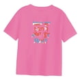 thumbnail image 4 of Camisetas para mujer, camiseta para mujer, camisetas básicas, trajes de moda, camisetas de manga corta, camisetas de verano para caminar, compras, via XL, 4 of 8