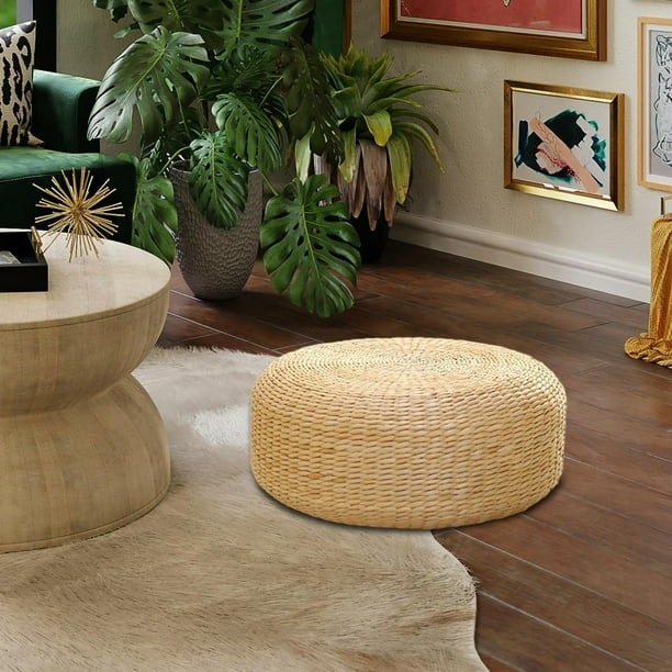 Japanese Style Seating Cushion Rattan Floor Pillow Japanese Style