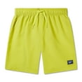 thumbnail image 1 of Speedo Boy's UV Protection Swim Trunk Mid Length Solid Shorts - Bitter Lime, Size XL, 1 of 2