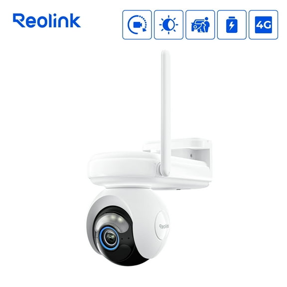 Reolink 2K 4G LTE 360° PT Auto-Tracking Security Camera 20000mAh 180Days Battery-Powered Altas Go PT