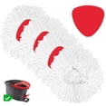 thumbnail image 1 of Cabezales de repuesto Spin Mop para EasyWring, paquete de 4, 1 of 7