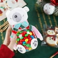 thumbnail image 5 of YOHAVEN Christmas Doll Candy Can 9.84" Transparent Storage Jar for Table Desk Holiday Decorations for Home Christmas Candy Christmas Home Decor Indoor Seasonal Christmas Decor, 5 of 6