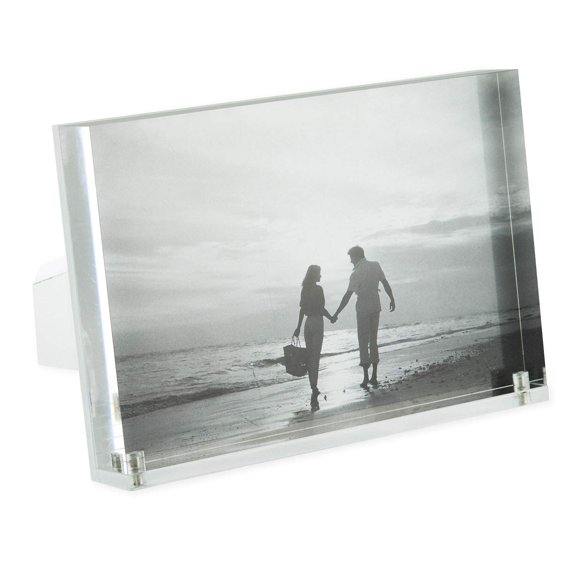 Marco de fotos TIZO 15 x 10 cm con cierre magnético de lucita transparente