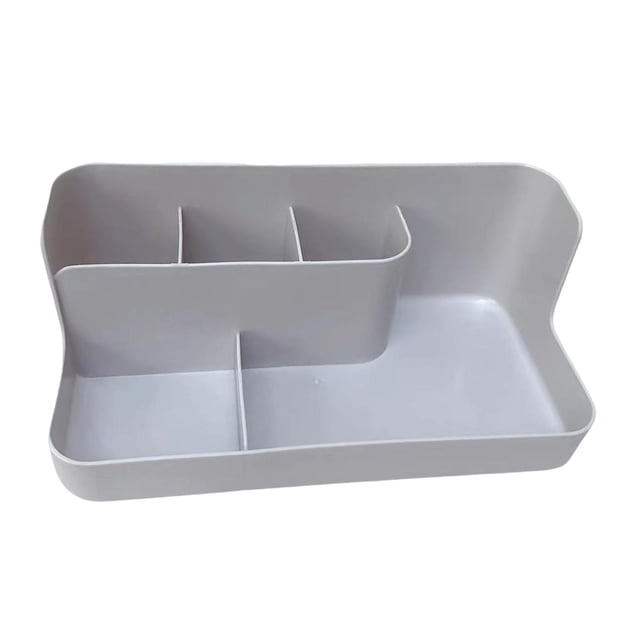 MERIGLARE Manicure Tool Box Craft Organizer Cabinet Makeup Storage Rack for Cuticle Pusher Gray