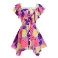 thumbnail image 1 of Blusa de pañuelo de fluyado de flores de talla grande. Rosegal  Blusas Tallas Grandes, 1 of 5