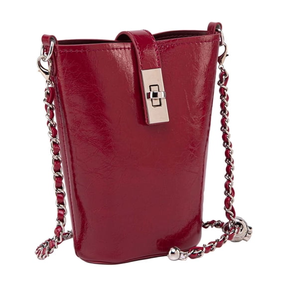 MKF Collection Bucket Bag for Women Evelina Vegan Leather Crossbody Bag Purse Handbag, Now J’OMOR by Mia