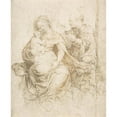thumbnail image 3 of Jan Gossaert 12x14 Black Modern Framed Museum Art Print Titled - The Holy Family (ca. 1510-20), 3 of 5
