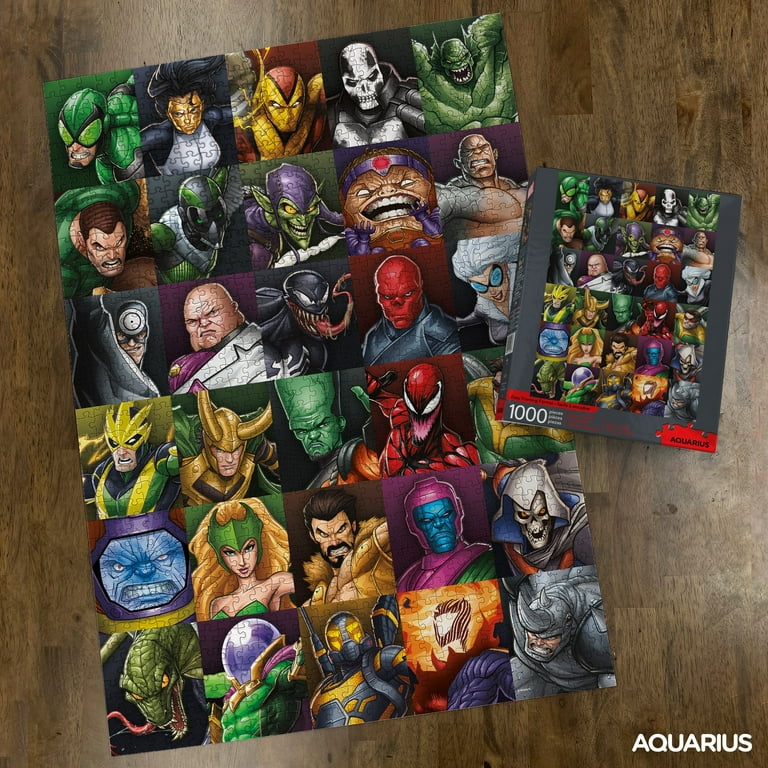 Marvel Comics - Avengers Collage, 1000 Piece Puzzle Crown Florals