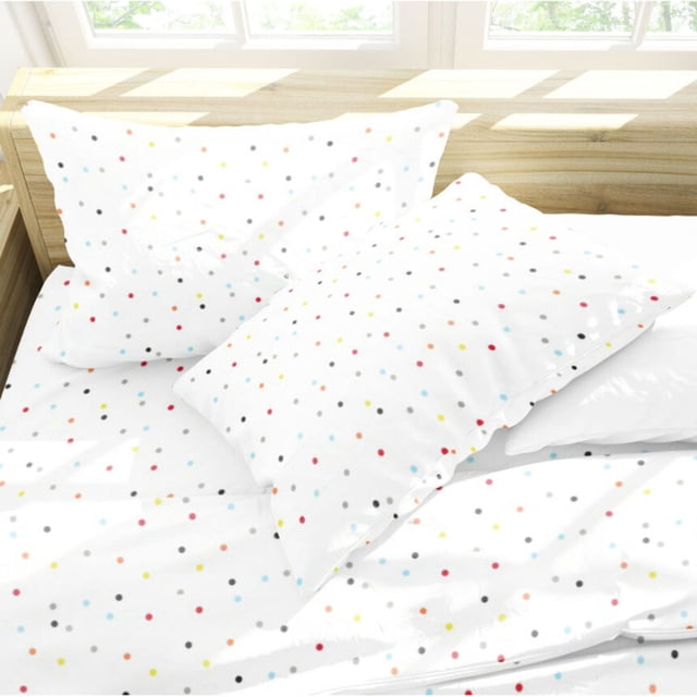 Juego de Sábanas de Microfibra Rebeca Koala Estampada Queen Size Confeti