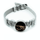 thumbnail image 1 of Fósil de dinosaurio miniatura negro Pulsera pulsera pulsera de cristal amor pulsera ajustable, 1 of 2