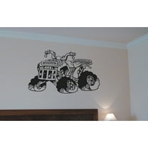 StickerChef ATV Four Wheeler Car Wall Decal - Auto Wall Mural - Vinyl Stickers - Boys Room Decor