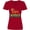 Red, variant on Inktastic Buon Natale- Christmas Tree Lights Women's V-Neck T-Shirt