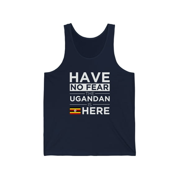 Have No Fear The Ugandan is here Uganda Pride Unisex Tank Top, XS-2XL