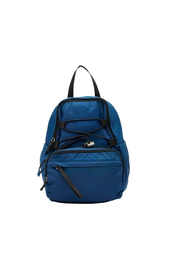Pre-Owned Prada Backpack V418 Blue Black Nylon Women's PRADA