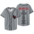 thumbnail image 1 of Koe Wetzel 9 Lives Album Merch Veste de Baseball T-Shirts Unisexes Mode Décontractée Manches Courtes Tee, style 7,TG, 1 of 5