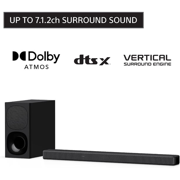 Sony HT-G700: 3.1CH Dolby Atmos/DTS:X Soundbar, Wireless Subwoofer