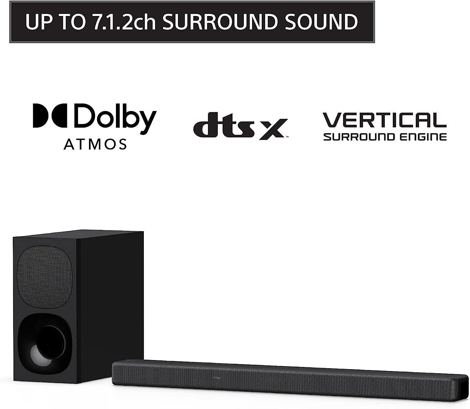 Sony HT-G700: 3.1CH Dolby Atmos/DTS:X Soundbar with Bluetooth Technology - image 3 of 13