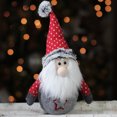 thumbnail image 3 of 8" Gnome with Red Hat Table Top Christmas Decoration, 3 of 3