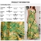 thumbnail image 3 of Vestido largo largo para mujer, sexy, con tirantes finos, cuello en V profundo, floral, bohemio, cruzado, sin espalda, gasa, fiesta en la playa, 3 of 7
