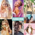 thumbnail image 6 of 12pcs Hair Tinsel Clip in Hair Tinsel Kit Glitter Tinsel Hair Extensions 20Inch Sparkling Fairy Hair Tinsel Shiny Hair Accessories for Women Girls Kids (Colorful), 6 of 9
