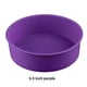 thumbnail image 3 of Kearding Molde de silicona para pastel de boda, panadería casera, restaurante, portátil, reutilizable, lavable, molde para Mousse, Herramientas y accesorios para hornear Púrpura 8 pulgadas, 3 of 6