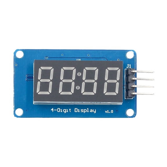 TM1637 4-Bits LED Display Module for , 0.36 Inch 7-Segment Red Anode Clock Tube & 4 Serial Driver Board