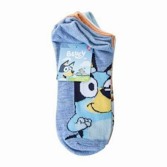 Juniors Bluey No-Shows 5-Pack