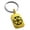 Gold, variant on Stainless Steel Ancient Tribal Change Rune Engraved Small Rectangle Dog Tag Charm Keychain Keyring