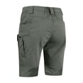 thumbnail image 4 of Fabrcox M-6XL Men Cargo Short Big and Tall Mens Shorts Athletic Hiking Fishing Fitness Bermuda Shorts for Men with Zip Pockets No Belt Green 5XL, 4 of 5